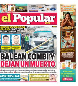 Edición Impresa - El Popular | Lima - Jueves 12 de Junio del 2025