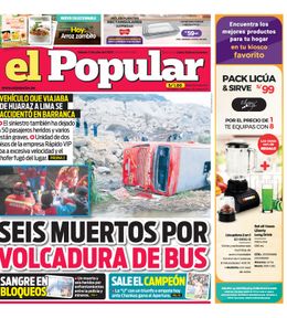 Edición Impresa - El Popular | Lima - Sabado 12 de Julio del 2025
