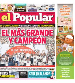 Edición Impresa - El Popular | Lima - Domingo 13 de Julio del 2025