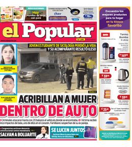 Edición Impresa - El Popular | Lima - Sabado 19 de Julio del 2025