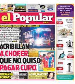 Edición Impresa - El Popular | Lima - Lunes 21 de Julio del 2025
