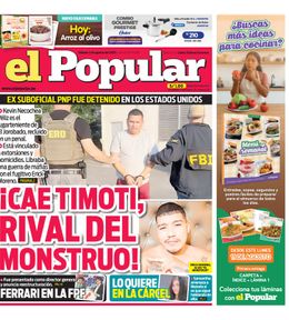 Edición Impresa - El Popular | Lima - Sabado 02 de Agosto del 2025