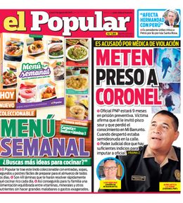Edición Impresa - El Popular | Lima - Lunes 11 de Agosto del 2025