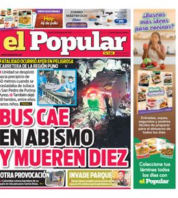 Edición Impresa - El Popular | Lima - Martes 12 de Agosto del 2025