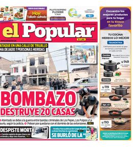 Edición Impresa - El Popular | Lima - Sabado 16 de Agosto del 2025