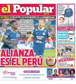 Edición Impresa - El Popular | Lima - Jueves 21 de Agosto del 2025