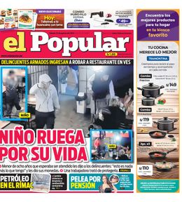 Edición Impresa - El Popular | Lima - Sabado 23 de Agosto del 2025