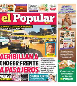 Edición Impresa - El Popular | Lima - Domingo 24 de Agosto del 2025