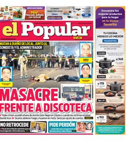 Edición Impresa - El Popular | Lima - Sabado 30 de Agosto del 2025
