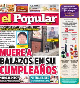 Edición Impresa - El Popular | Lima - Lunes 15 de Setiembre del 2025