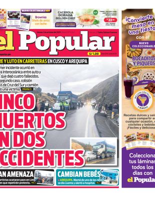 Edición Impresa - El Popular | Sur - Viernes 03 de Octubre del 2025