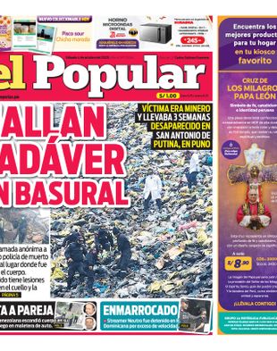 Edición Impresa - El Popular | Sur - Sabado 04 de Octubre del 2025