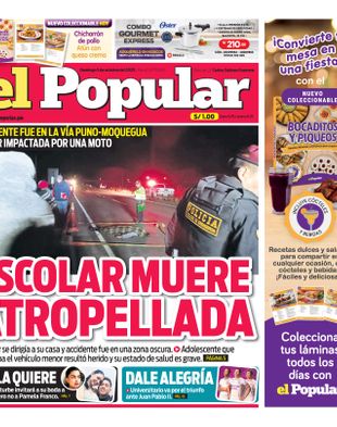 Edición Impresa - El Popular | Sur - Domingo 05 de Octubre del 2025