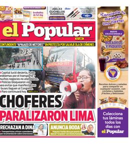 Edición Impresa - El Popular | Lima - Martes 07 de Octubre del 2025
