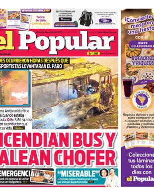 Edición Impresa - El Popular | Sur - Miercoles 08 de Octubre del 2025