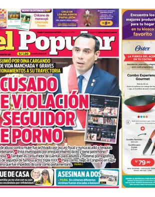 Edición Impresa - El Popular | Norte - Sabado 11 de Octubre del 2025
