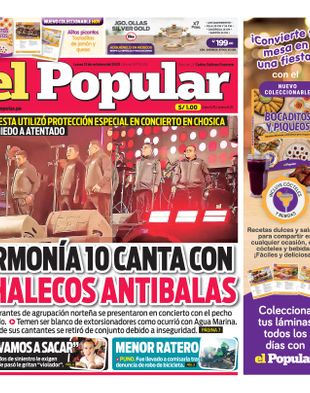 Edición Impresa - El Popular | Sur - Lunes 13 de Octubre del 2025