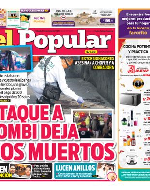 Edición Impresa - El Popular | Norte - Sabado 18 de Octubre del 2025