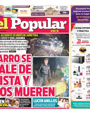 Edición Impresa - El Popular | Sur - Sabado 18 de Octubre del 2025