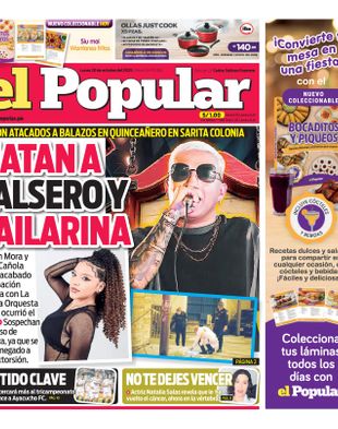 Edición Impresa - El Popular | Lima - Lunes 20 de Octubre del 2025