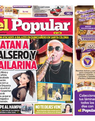 Edición Impresa - El Popular | Sur - Lunes 20 de Octubre del 2025