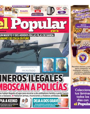 Edición Impresa - El Popular | Sur - Martes 21 de Octubre del 2025
