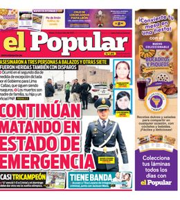 Edición Impresa - El Popular | Lima - Viernes 24 de Octubre del 2025