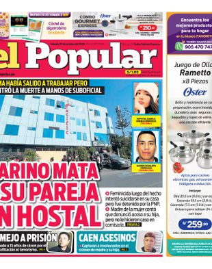 Edición Impresa - El Popular | Lima - Sabado 25 de Octubre del 2025
