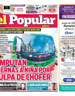 Edición Impresa - El Popular | Sur - Sabado 25 de Octubre del 2025