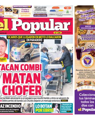 Edición Impresa - El Popular | Sur - Domingo 26 de Octubre del 2025