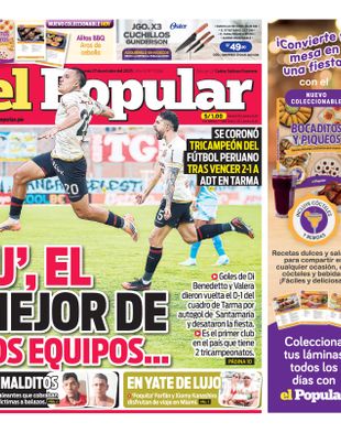 Edición Impresa - El Popular | Lima - Lunes 27 de Octubre del 2025