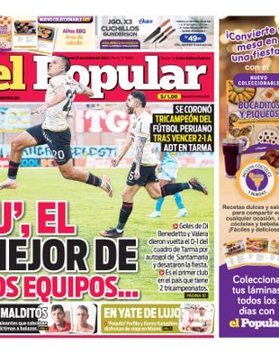 Edición Impresa - El Popular | Norte - Lunes 27 de Octubre del 2025