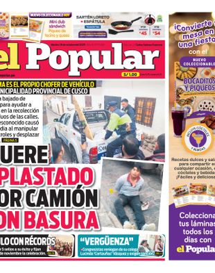 Edición Impresa - El Popular | Sur - Martes 28 de Octubre del 2025