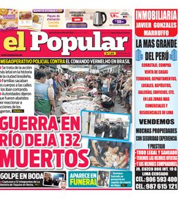 Edición Impresa - El Popular | Lima - Jueves 30 de Octubre del 2025