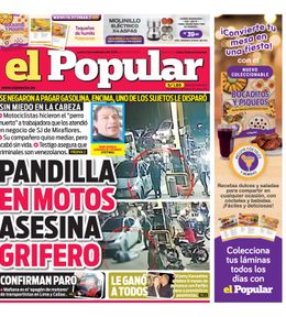 Edición Impresa - El Popular | Lima - Lunes 03 de Noviembre del 2025