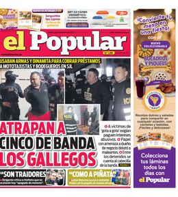 Edición Impresa - El Popular | Lima - Martes 04 de Noviembre del 2025