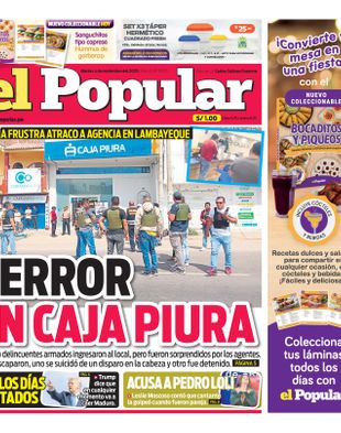 Edición Impresa - El Popular | Norte - Martes 04 de Noviembre del 2025