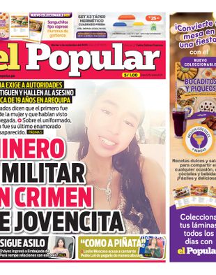 Edición Impresa - El Popular | Sur - Martes 04 de Noviembre del 2025