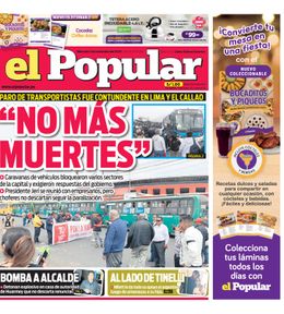 Edición Impresa - El Popular | Lima - Miercoles 05 de Noviembre del 2025