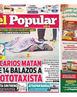 Edición Impresa - El Popular | Sur - Lunes 10 de Noviembre del 2025