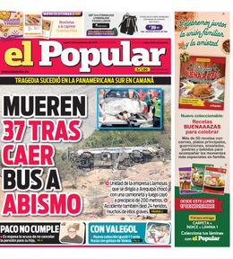 Edición Impresa - El Popular | Lima - Jueves 13 de Noviembre del 2025
