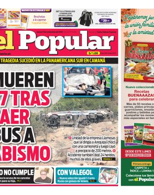 Edición Impresa - El Popular | Sur - Jueves 13 de Noviembre del 2025