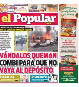 Edición Impresa - El Popular | Lima - Viernes 14 de Noviembre del 2025