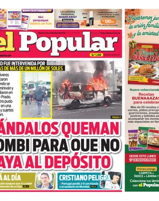 Edición Impresa - El Popular | Sur - Viernes 14 de Noviembre del 2025