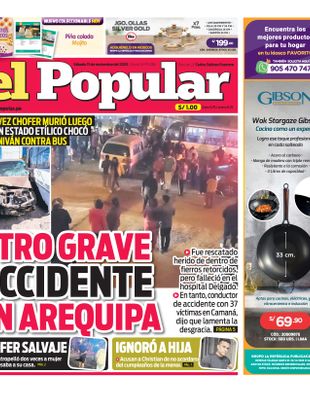 Edición Impresa - El Popular | Sur - Sabado 15 de Noviembre del 2025