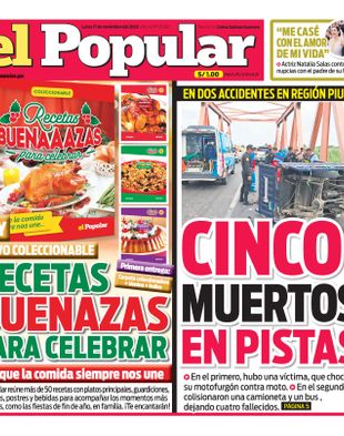 Edición Impresa - El Popular | Norte - Lunes 17 de Noviembre del 2025