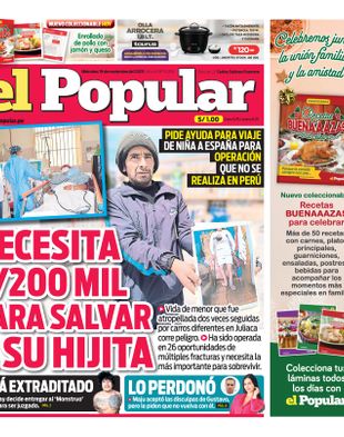 Edición Impresa - El Popular | Sur - Miercoles 19 de Noviembre del 2025