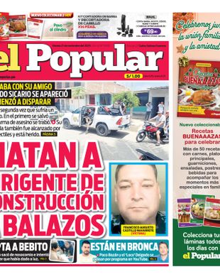 Edición Impresa - El Popular | Norte - Viernes 21 de Noviembre del 2025