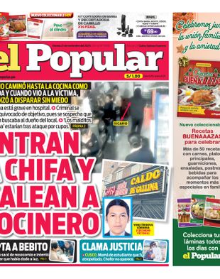 Edición Impresa - El Popular | Sur - Viernes 21 de Noviembre del 2025