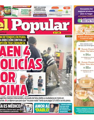 Edición Impresa - El Popular | Norte - Sabado 22 de Noviembre del 2025
